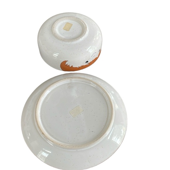 Vintage Interpur Children's Dish Set  Plate And Bowl Only Missing Mug - Picture 4 of 6